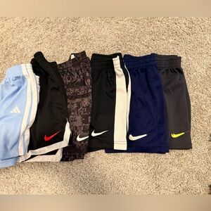 Bundle of 6 Athletic Shorts Nike and Adidas